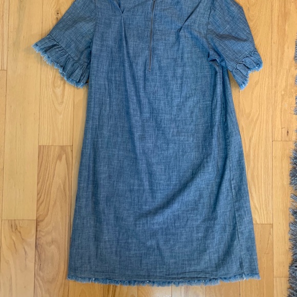 Chambray Dress Short Sleeve - Picture 3 of 3